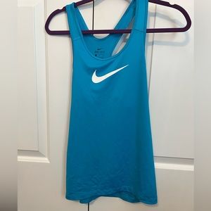 blue Nike Dri Fit Tank Size Medium.